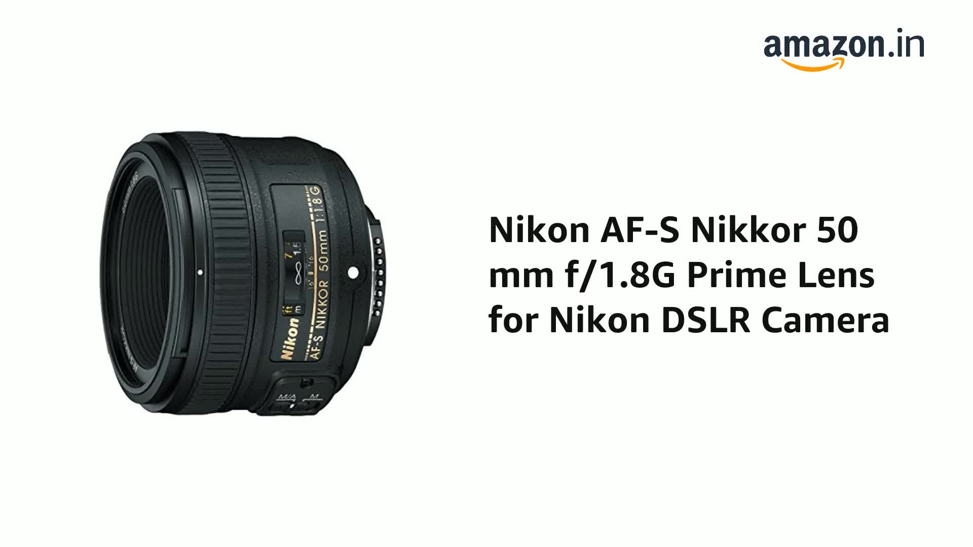美品 Nikon AF NIKKOR 50mm F1.8 D #8872 Nikon AF NIKKOR 50mm F/1.8D Lens Online Buy Mumbai India